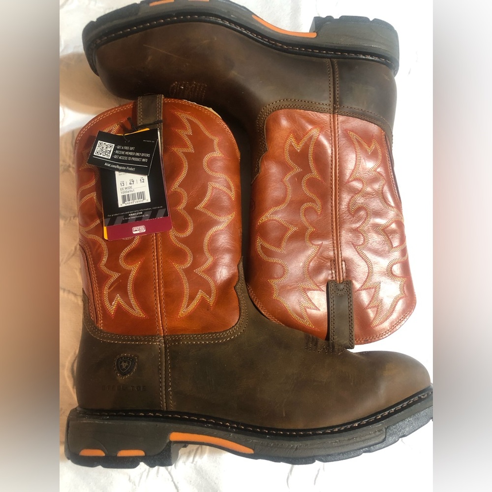 ARIAT MEN WORKHOG BOOTS Size 13